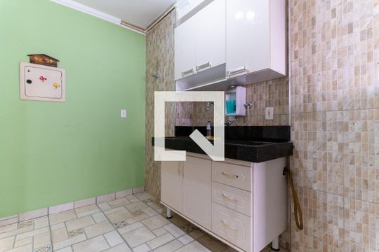 Cozinha de apartamento para alugar com 1 quarto, 43m² em Brás, São Paulo