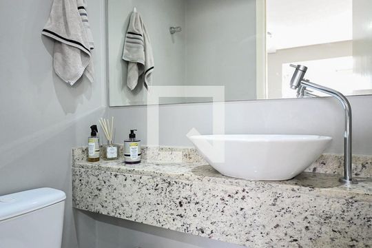 Lavabo de apartamento à venda com 2 quartos, 87m² em Vila Andrade, São Paulo
