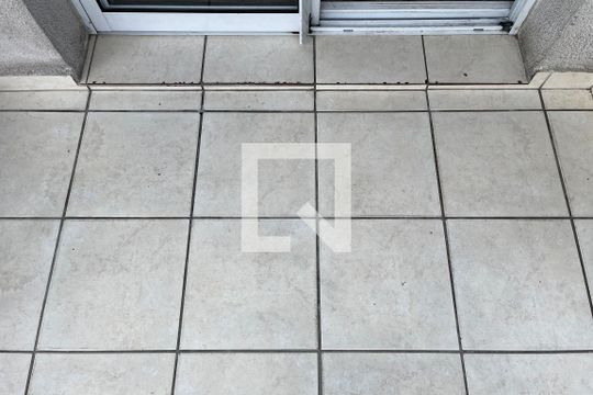 Varanda da Sala de apartamento para alugar com 2 quartos, 62m² em Marapé, Santos