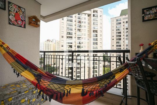 Varanda de apartamento para alugar com 2 quartos, 64m² em Jardim Parque Morumbi, São Paulo