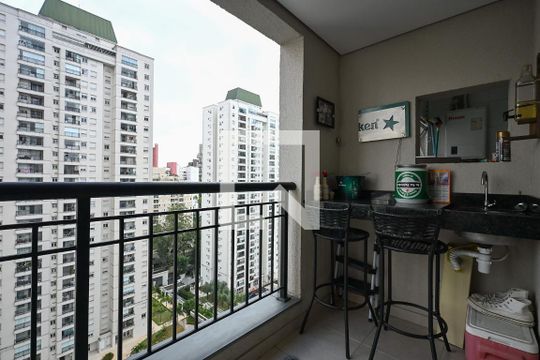 Varanda de apartamento para alugar com 2 quartos, 64m² em Jardim Parque Morumbi, São Paulo