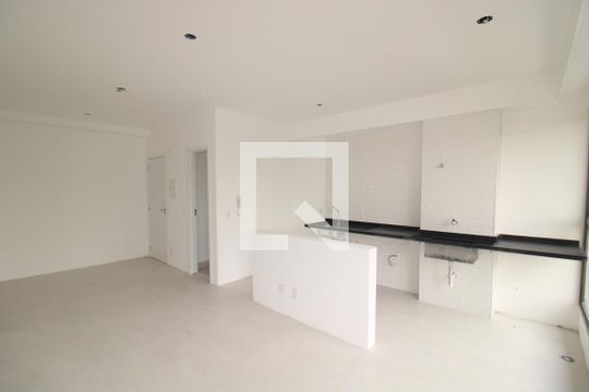 Sala / Cozinha de apartamento para alugar com 1 quarto, 45m² em Santana, São Paulo