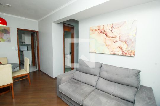 Sala de apartamento para alugar com 2 quartos, 60m² em Vila Assunção, Santo André