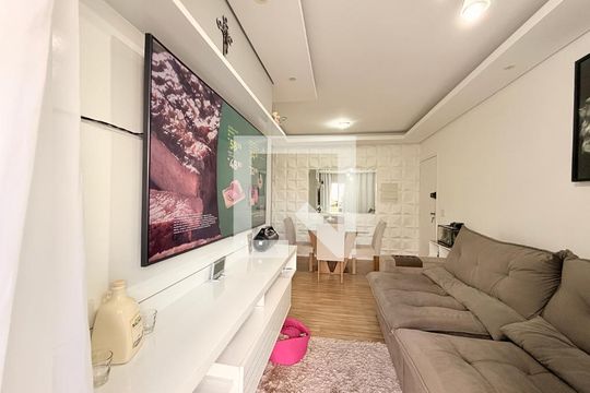 Sala de apartamento à venda com 2 quartos, 54m² em Caxambu, Jundiaí