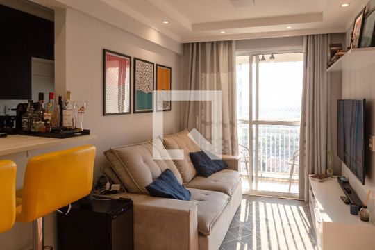 Sala de apartamento para alugar com 2 quartos, 53m² em Ponte Grande, Guarulhos