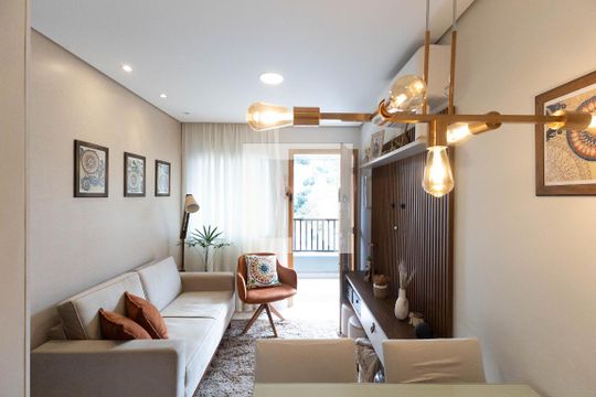 Sala de apartamento para alugar com 2 quartos, 40m² em Tremembé, São Paulo