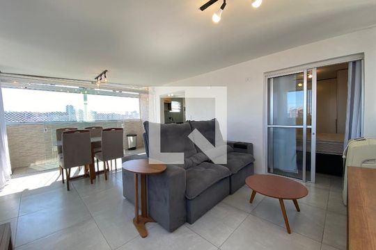 Sala de apartamento para alugar com 1 quarto, 59m² em Vila Polopoli, São Paulo