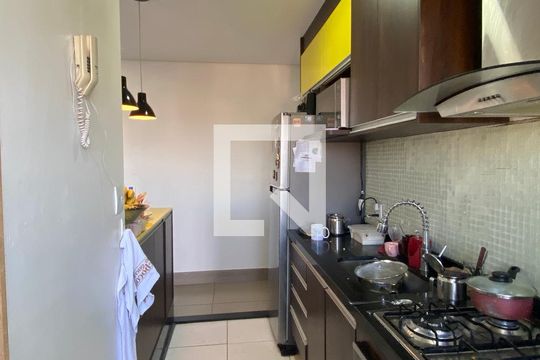 Cozinha - Área de Serviço de apartamento à venda com 3 quartos, 74m² em Novo Osasco, Osasco