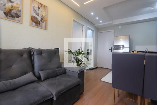 Sala de apartamento à venda com 2 quartos, 35m² em Fazenda da Juta, São Paulo