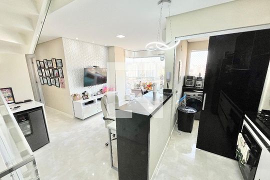 Sala/Cozinha de apartamento à venda com 2 quartos, 105m² em Lauzane Paulista, São Paulo