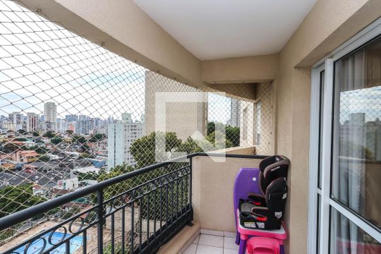 Varanda de apartamento para alugar com 3 quartos, 80m² em Cambuci, São Paulo