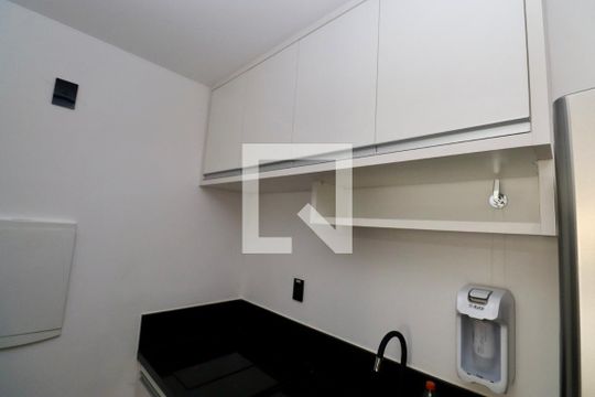 Cozinha de kitnet/studio para alugar com 1 quarto, 35m² em Costa Azul, Salvador
