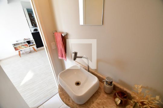 Lavabo de casa de condomínio à venda com 3 quartos, 100m² em Parque Imperador, Campinas