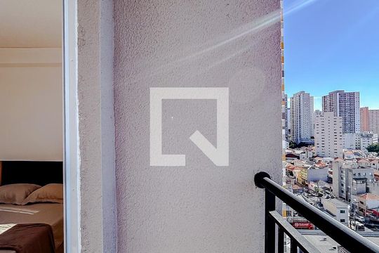 Varanda de kitnet/studio para alugar com 1 quarto, 25m² em Tatuapé, São Paulo