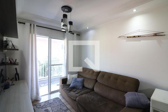 Sala  de apartamento à venda com 3 quartos, 70m² em Jardim Santo André, Santo André