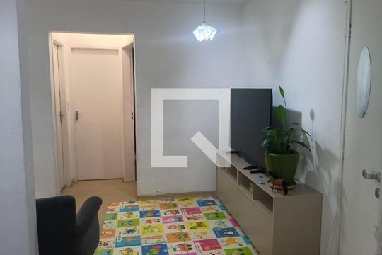 Sala de apartamento à venda com 2 quartos, 56m² em Chácara Agrindus, Taboão da Serra