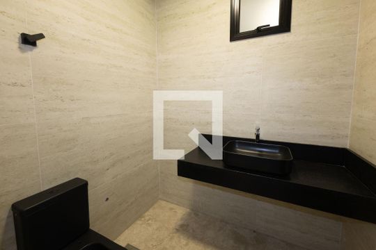 Lavabo da Sala de casa de condomínio à venda com 5 quartos, 560m² em Chácara Silveira Ramos, Nova Lima
