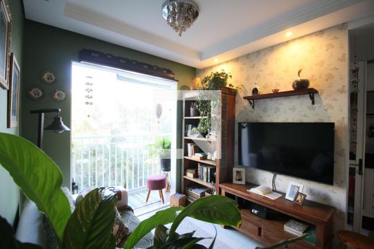 Sala de apartamento à venda com 2 quartos, 48m² em Vila Andrade, São Paulo