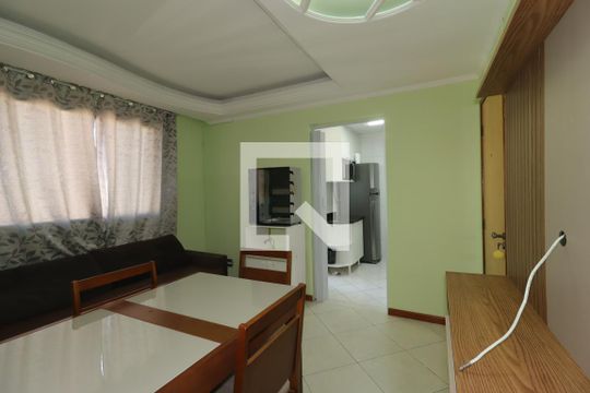 Sala de apartamento à venda com 2 quartos, 48m² em Campestre, Santo André