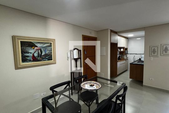 Sala - Sala de Jantar  de apartamento para alugar com 2 quartos, 61m² em Jardim Paraiso, Santo André