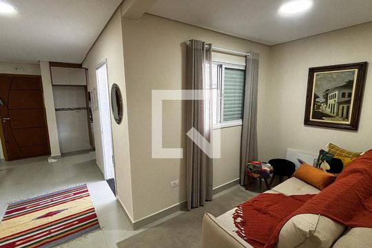 Sala - Sala de Jantar  de apartamento para alugar com 2 quartos, 61m² em Jardim Paraiso, Santo André