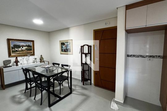Sala - Sala de Jantar  de apartamento para alugar com 2 quartos, 61m² em Jardim Paraiso, Santo André