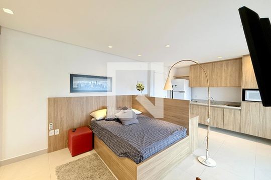 Quarto  de kitnet/studio à venda com 1 quarto, 38m² em Campo Belo, São Paulo