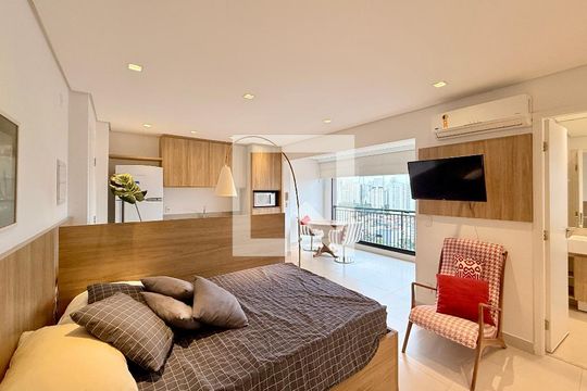 Quarto  de kitnet/studio à venda com 1 quarto, 38m² em Campo Belo, São Paulo
