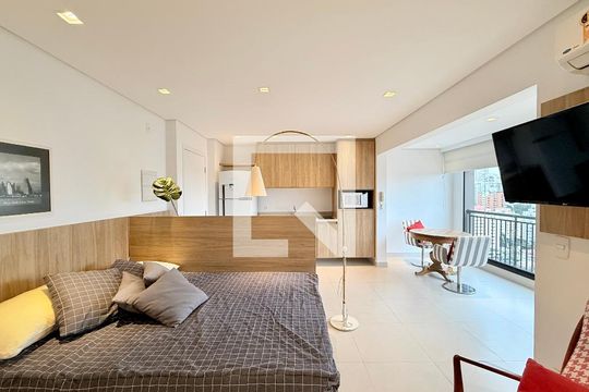 Quarto  de kitnet/studio à venda com 1 quarto, 38m² em Campo Belo, São Paulo