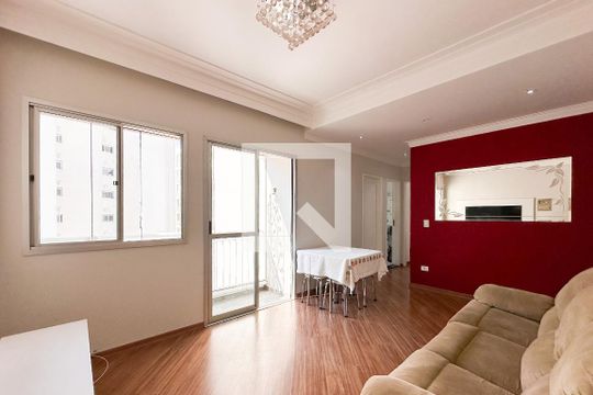 Sala de apartamento para alugar com 3 quartos, 68m² em Planalto, São Bernardo do Campo