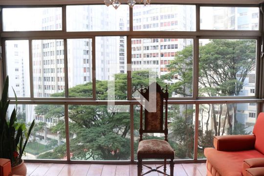 Sala de apartamento para alugar com 3 quartos, 130m² em Perdizes, São Paulo