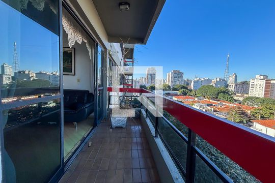 Varanda da Sala de apartamento à venda com 3 quartos, 111m² em Perdizes, São Paulo