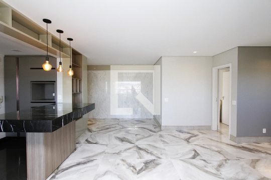 Sala de apartamento à venda com 3 quartos, 95m² em Caiçaras, Belo Horizonte