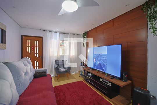 Sala de casa de condomínio à venda com 2 quartos, 100m² em Vila Paulistania, São Paulo