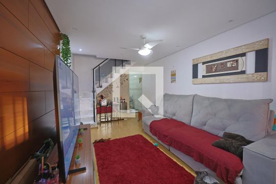 Sala de casa de condomínio à venda com 2 quartos, 100m² em Vila Paulistania, São Paulo