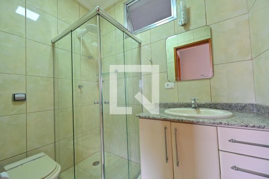 Banheiro Social de apartamento para alugar com 1 quarto, 65m² em Vila Clementino, São Paulo