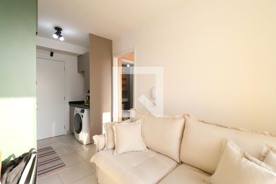 Sala/Cozinha/Área de serviço de apartamento à venda com 1 quarto, 29m² em Bom Retiro, São Paulo