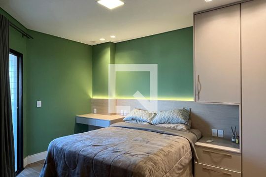 Suíte de apartamento para alugar com 1 quarto, 43m² em Boqueirão, Santos