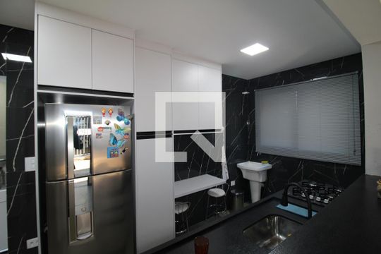 Sala / Cozinha de casa para alugar com 2 quartos, 60m² em Mandaqui, São Paulo
