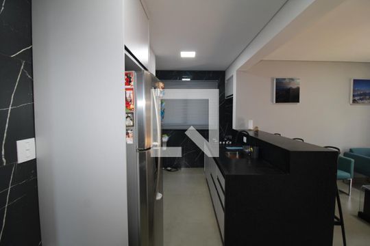 Sala / Cozinha de casa para alugar com 2 quartos, 60m² em Mandaqui, São Paulo