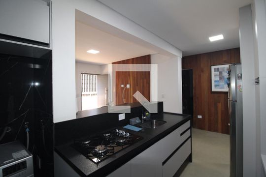 Sala / Cozinha de casa para alugar com 2 quartos, 60m² em Mandaqui, São Paulo