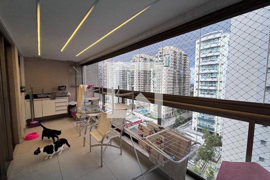 Varanda de apartamento à venda com 3 quartos, 83m² em Recreio dos Bandeirantes, Rio de Janeiro