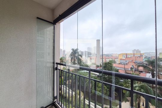 Varanda da Sala de apartamento para alugar com 2 quartos, 52m² em Jardim Olavo Bilac, São Bernardo do Campo