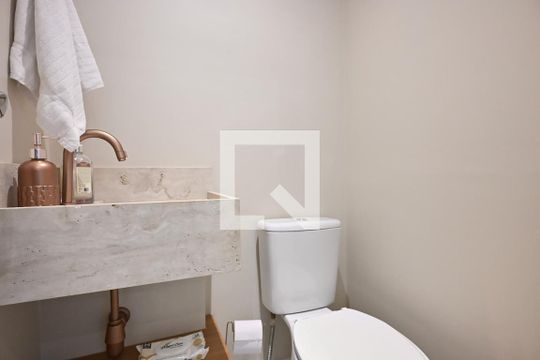 Lavabo de apartamento para alugar com 3 quartos, 127m² em Jardim Caboré, São Paulo