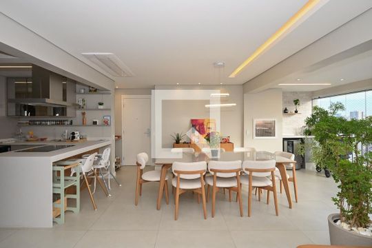 Sala de Jantar de apartamento para alugar com 3 quartos, 127m² em Jardim Caboré, São Paulo