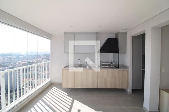 Sala / Cozinha - Varanda de kitnet/studio para alugar com 2 quartos, 70m² em Parque Sao Domingos, São Paulo