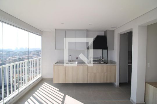 Sala / Cozinha - Varanda de kitnet/studio para alugar com 2 quartos, 70m² em Parque Sao Domingos, São Paulo