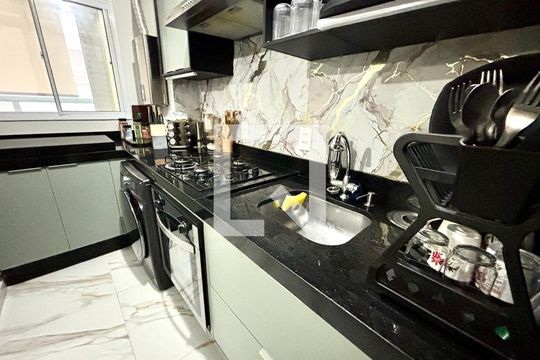 Cozinha - Armários de apartamento à venda com 2 quartos, 44m² em Cidade São Mateus, São Paulo