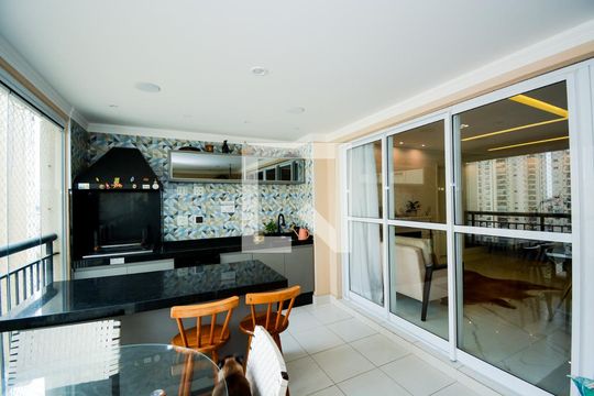 Varanda da Sala de apartamento para alugar com 3 quartos, 154m² em Jardim Flor da Montanha, Guarulhos