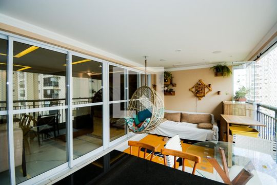 Varanda da Sala de apartamento para alugar com 3 quartos, 154m² em Jardim Flor da Montanha, Guarulhos